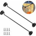 Crochet de cabine de 16 pouces, loquet � oeil en acier inoxydable, crochets de confidentialit�, porte ...