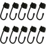 Crochet de corde en spirale, 10 pices, crochet de corde en mtal absorbant les chocs, crochet de fil ...