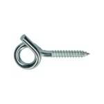 Vis express - crochet gymnase filet bois acier zingu� 8. 8x140 - 5 pi�ces