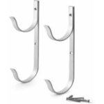 Crochet multifonctionnel, support accessoire de piscine en aluminium, poteau mural horizontal de support ... Crochet multifonctionnel, support accessoire de piscine en aluminium, poteau mural horizontal de support ...