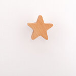 Crochets muraux en bois massif avec crochets en forme d'�toile beaux crochets muraux pour manteaux, v�tements, ...