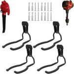 Crochets muraux pour d�sherbeur, porte - outils �lectriques pour mur de garage, crochets utilitaires ...