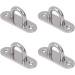 Crochets de plafond en acier inoxydable, lot de 4 supports muraux, plaque à ?il ovale pour chaise suspendue, ... Crochets de plafond en acier inoxydable, lot de 4 supports muraux, plaque à ?il ovale pour chaise suspendue, ...
