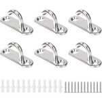 Crochets de plafond m5 crochets ouverts ovales inox murale suspension ancre de plaque ?il pour suspendre ... Crochets de plafond m5 crochets ouverts ovales inox murale suspension ancre de plaque ?il pour suspendre ...