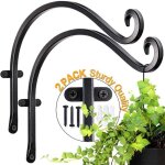 Crochets pour plantes suspendues d'ext�rieur : crochet mural de 30 cm pour mangeoire � oiseaux - crochet ...