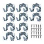 Crochets de rangement en mtal, porte - outils en tle d'acier, support mural pour outils de jardin muraux ...