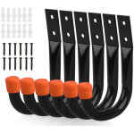 Crochets de rangement robustes pour garage, support mural universel, support mural en u, crochets � suspendre ...