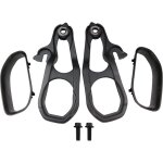 Crochets de remorquage avant gauche et droit avec lunette de pare - chocs, noir de rechange pour dodge ...
