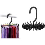 Crochet rotatif de support de ceinture  cravate pour le rangement de l'organisateur de placard, organisateur ...