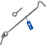 Crochet temp�te galvanoplastie 50 mm ? avec ?illet fermeture lourde volet / porte crochet anti - temp�te ...