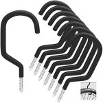 Crochet de v�lo 8 pi�ces, support de v�lo adapt� � une utilisation polyvalente, � visser, pour abri, ...