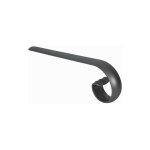 Crosse pour main courante demi sph�re lisse - hauteur 100mm largeur 40mm �paisseur 10mm - fer forg� - ...