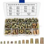 Crous hexagonaux m4 m5 m6 m8 m10 avec inserts filetés, alliage de zinc insert fileté hexagonale Écrous ... Crous hexagonaux m4 m5 m6 m8 m10 avec inserts filetés, alliage de zinc insert fileté hexagonale Écrous ...
