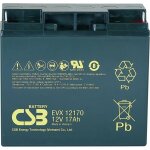 Csb evx 12170 batterie agm 12 v 17 ah noire