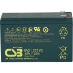 Csb evx 1272 batterie vrla 12 volts 7. 2 ah