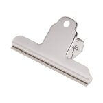 10 pcs pince  dessin bulldog grand - pince  charnire en mtal 100mm grosse pince a bouledogue inox ...