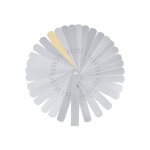 2 pack jauges d'paisseur de prcision, 32 lames en de marquage mtrique / imprial pour la mesurer de ...