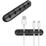 Csparkv - 2 pcs cble direction organisateur avec serre - cbles, crochets adhsifs et support de cble, ...