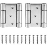 Csparkv - 2 pi�ces charni�res � ressort, 76mm, en acier inoxydable 304 double action pour portes battante ...