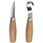 Csparkv - 2 pi�ces couteau � crochet de sculpture sur bois, outils de couteau � d�couper � la cuill�re ...