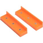 Csparkv 2 pièces mâchoires magnétiques en caoutchouc souple pour étau d'établi protègent le bois et le ... Csparkv 2 pièces mâchoires magnétiques en caoutchouc souple pour étau d'établi protègent le bois et le ...