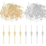 Csparkv 200 pi�ces 2 couleurs connecteur de lustre clip attache de n?ud de lustre clips d'arc de lampe ...