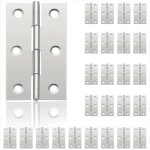 Csparkv - 24pcs petit charni�res pour portes, charni�re inox, diy charni�res de portes pour porte placard ...