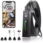Csparkv - 2m)cam�ra endoscope wifi camera endoscopique camera inspection canalisation hd 1200p avec lumi�re ...
