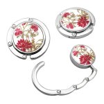 2x crochet de sac  main(9x4. 5cm) - accroche sac pliable en mtal - porte - sac pour table ou bureau ...