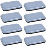 Csparkv 35 x 25 mm, 8x patin glisseur t�flon teflon autocollant adh�sif rectangulaire protection sol ...