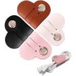 Csparkv - 4 pi�ces attaches de c�ble r�utilisables gestionnaire de c�bles, collier de serrage