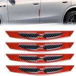 Csparkv 4 pi�ces protections de bord porte de voiture, protecteurs bord porte de voiture r�fl�chissant, ...