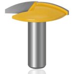 Csparkv - 44. 2mm)8mm courb� et horizontale fraise avec tige fraise � mouler en carbure - outils de coupe ...