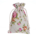 Csparkv - lot de 50 sachets de toile de jute en lin, petits sacs en tissu sachet coton 10 x 14cm sac ...