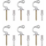 6 pcs crochet rideaux rideau embrasse crochets u hmisphrique crochet porte crochet mural crochet porte ...