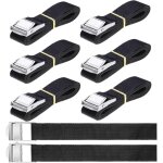 Csparkv - 8pcs (8) sangles d'arrimage sangle arrimage de fixation 40cm x 2cm sangle d'arrimage avec boucle ...