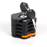 Csparkv - antivol velo antivol pliable pour v�lo, haut niveau de s�curit�, 83cm, avec support et 2 cl�s, ...