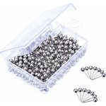 Csparkv - argent), 400 pièces Épingles de carte avec 1 / 8 pouce tête et pointe en acier Csparkv - argent), 400 pièces Épingles de carte avec 1 / 8 pouce tête et pointe en acier