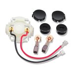 Csparkv - balai de charbon cb430 + porte balai charbon + casquettes pour charbon meuleuse makita dga452 ...