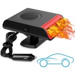 Chauffage voiture portable, 2 - en - 1 fast chauffage voiture 12v 150w insert chauffage allume cigare, ...