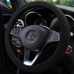 Csparkv couvre volant de voiture universelle caches de volant confort respirant elastique auto protege ...