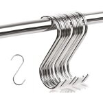 Csparkv - grand)10 pi�ce crochet en forme de s en acier inoxydable, solide, non magn�tique, multifonctionnel, ...