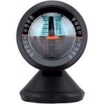 Csparkv - inclinom�tre de voiture indicateur de pente compteur niveau d'inclinaison jauge instrument ...