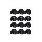 Jeu de 12 porte - balai acier support mural pour outils de nettoyage et jardinage râtelier rangement ... Jeu de 12 porte - balai acier support mural pour outils de nettoyage et jardinage râtelier rangement ...