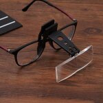 Csparkv - loupe de lecture (taille : 8, 5 x 3 cm), loupe à clip mains libres à clipser, sur les lunettes, ... Csparkv - loupe de lecture (taille : 8, 5 x 3 cm), loupe à clip mains libres à clipser, sur les lunettes, ...