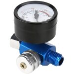 Csparkv rgulateur de pression d'air de peinture en arosol 1 / 4, jauge, kit de rgulateur d'accessoires ...