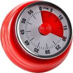 Csparkv - rouge)kitchen timer rappel g�rer les minuteries minuterie m�canique rotative � 360 degr�s compte ...