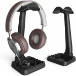 Support de casque avec clip de fixation pour cble et support de tlphone, haute stabilit multifonction ...