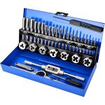Csparkv - tarauds et fili�res en alliage d'acier 32 pi�ces - filetage m�trique - outils de coupe - kit ...