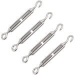 Csparkv - tendeur de cable, ridoir m4, tendeur cable inox, 4 pcstendeur cable acier, cable tendeur, tendeur ...